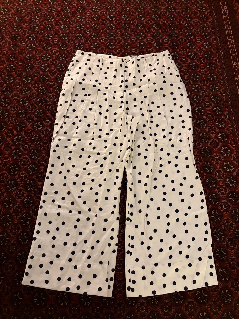 Boden Mayfair linen trousers